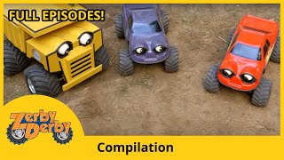 Zerby Derby  BRIDGE OR DITCH  Full Episodes  Kids Cars [upl. by Giacinta322]