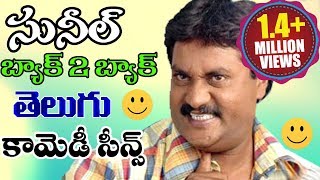 Sunil Back 2 Back Comedy Scenes  Telugu Latest Comedy Scenes  Volga Videos [upl. by Merilee]