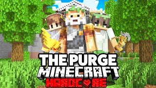 100 Players Simulate a Mythical Purge in Minecraft [upl. by Lili]