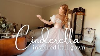 How to Wear Cinderella Inspired Ball Gown [upl. by Ahsinrats]