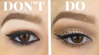 HOODED EYES DOS AND DONTS  Eyeshadow amp Eyeliner For Bigger Eyes Makeup Tutorial [upl. by Ynaffik]