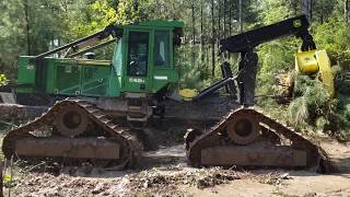 Log Skidder on Steel Tracks [upl. by Kravits]