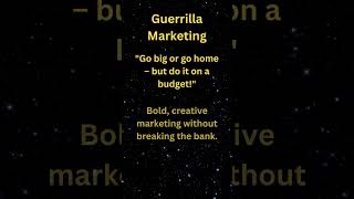 Guerrilla Marketing [upl. by Bowne933]