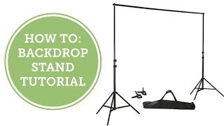 How To Backdrop Stand Tutorial  BalsaCirclecom [upl. by Esemaj342]