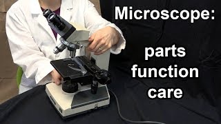 Microscope Parts Function and Care [upl. by Seppala]