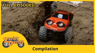 Zerby Derby  Super Cars  Compilation  Full episodes  Kids cars [upl. by Ilbert221]