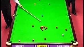 2004 World Snooker Championship SF Ronnie OSullivan vs Stephen Hendry Session 2 BBC [upl. by Yanad]