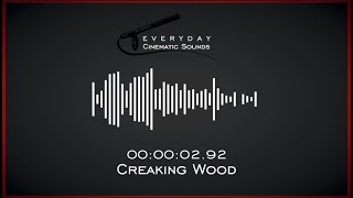 Creaking Wood  HQ Sound Effects [upl. by Kemp176]