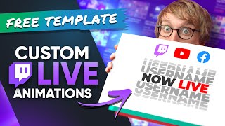 How To Make CUSTOM LIVE Animations For Your Twitch Stream [upl. by Severn]