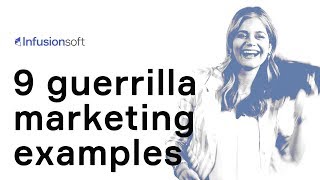 9 guerrilla marketing examples [upl. by Myrlene28]