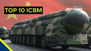 Top 10 ICBM  Top 10 Longest Range Intercontinental Ballistic Missiles [upl. by Oiciruam690]