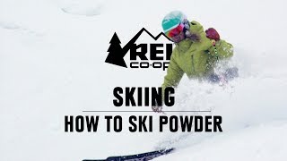 How to Ski Powder  REI [upl. by Ardnaet]