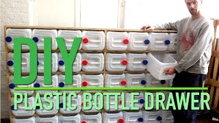 Upcycled plastic bottle drawer storage system [upl. by Aynwad968]