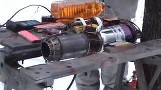 RC Model Jetcat turbine  real afterburner [upl. by Staten500]