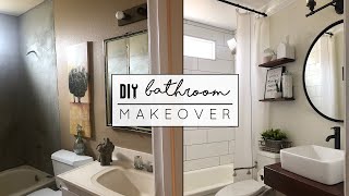 DIY Small Bathroom Makeover [upl. by Indira]