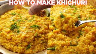 How To Cook Khichuri Wtih Leftover Rice [upl. by Nekial584]