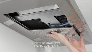 How to change your AEG cooker hood filter  Carbon filter [upl. by Docila706]