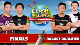 World Championship  August Qualifier  Finals  Clash of Clans [upl. by Lj549]