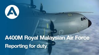 A400M Reporting for duty with the Royal Malaysian Air Force [upl. by Nomit]