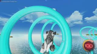 Rocket league Aerial training workshop Speed Jump Rings 2 Map [upl. by Roe]