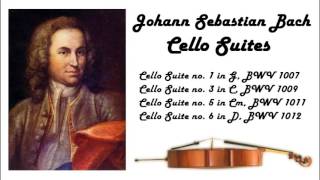 Johann Sebastian Bach  Cello suites in 432 Hz great for reading or studying [upl. by Erej]