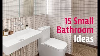 15 Small Bathroom Ideas [upl. by Neu]