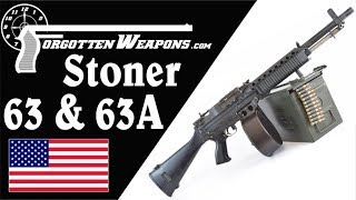 Stoner 63 63A amp Mk23 History and Mechanics [upl. by Ahsikahs]