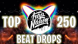 TOP 250 BEST BEAT DROP SONGS OF ALL TIME  1 Hour Version [upl. by Tybi]