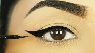 These 3 Easy WINGED EYELINERS FOR HOODED EYES are a must try [upl. by Winifield428]