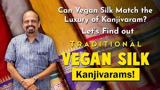 Traditional Vegan Silk Kanjivaram Sarees  Avishya Saree Stories [upl. by Leirua]