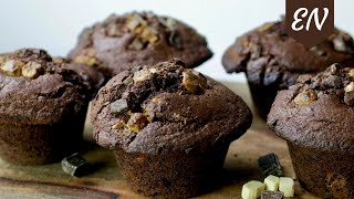 Triple Chocolate Muffins Starbucks Style  Williams Kitchen [upl. by Conchita]