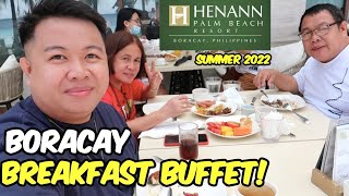 Henann Palm Breakfast Buffet March 2022  JM BANQUICIO [upl. by Eneja]