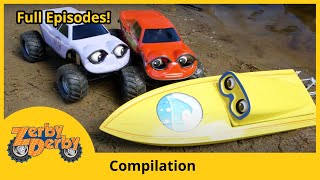 Zerby Derby 🚤 BEACHED BOB 🚚 LILY GETS MOVED 🌊 MAKING WAVES  Full Episodes [upl. by Zeeba745]