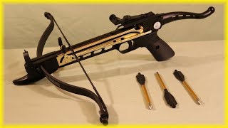 Cobra System Pistol Crossbow 80lb Review [upl. by Auqenehs]