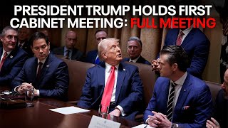 President Trump holds first cabinet meeting [upl. by Kenyon]