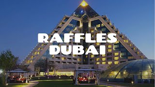 Raffles Dubai Hotel Room Tour [upl. by Attenyw]