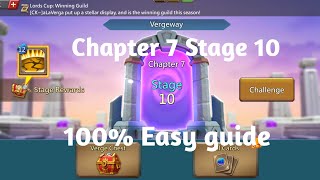 Lords mobile Vergeway chapter 7 Stage 10 easiest guide [upl. by Nosiaj]