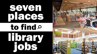 Finding Library Jobs for Fun and nonProfit [upl. by Britni]