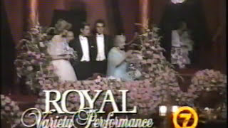 Royals arrive at Variety Performance 1984 [upl. by Semyaj]