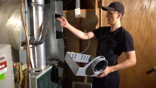 Aprilaire 600M Humidifier Installation Walkthrough [upl. by Boone385]