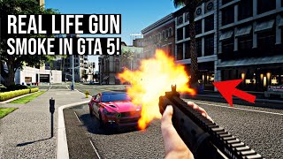 REALISTIC MUZZLE FLASH AND SMOKE MOD IN GTA 5  How to install the Realistic Muzzle and Smoke mod [upl. by Knoll]