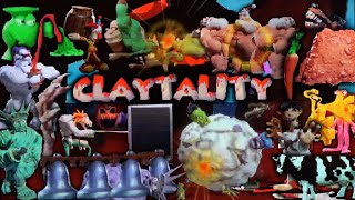 ClayFighter  ALL Claytalities 63 ⅓ amp Sculptors Cut [upl. by Avirt]