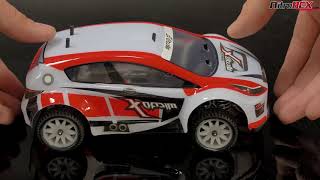 MicroX Racing 124 Mini Scale Rally RC Car Overview [upl. by Eimmelc80]