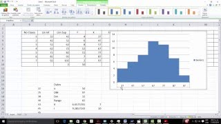 Como hacer un histograma en Excel [upl. by Aliuqaj860]