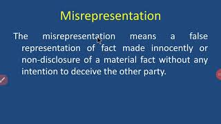 Misrepresentation [upl. by Obadiah]