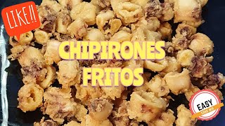 CHIPIRONES FRITOS REBOZADOS MUY CRUJIENTES Y FÁCILES [upl. by Kiele]