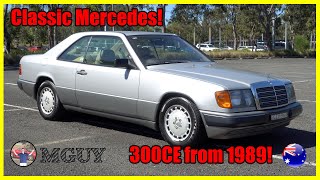 Classic Mercedes 300CE W124  Review and Drive  MGUY Australia [upl. by Agripina]