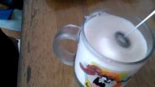 Aerolatte Review Frothing Cold Milk In Under 1 Minute [upl. by Shae]