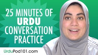 25 Minutes of Urdu Conversation Practice  Improve Speaking Skills [upl. by Yriek]