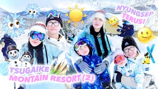 PART AKHIR MAIN DI TSUGAIKE MOUNTAIN RESORT BEST JUNGKIR BALIK BELAJAR ⛷️ [upl. by Acirrehs474]